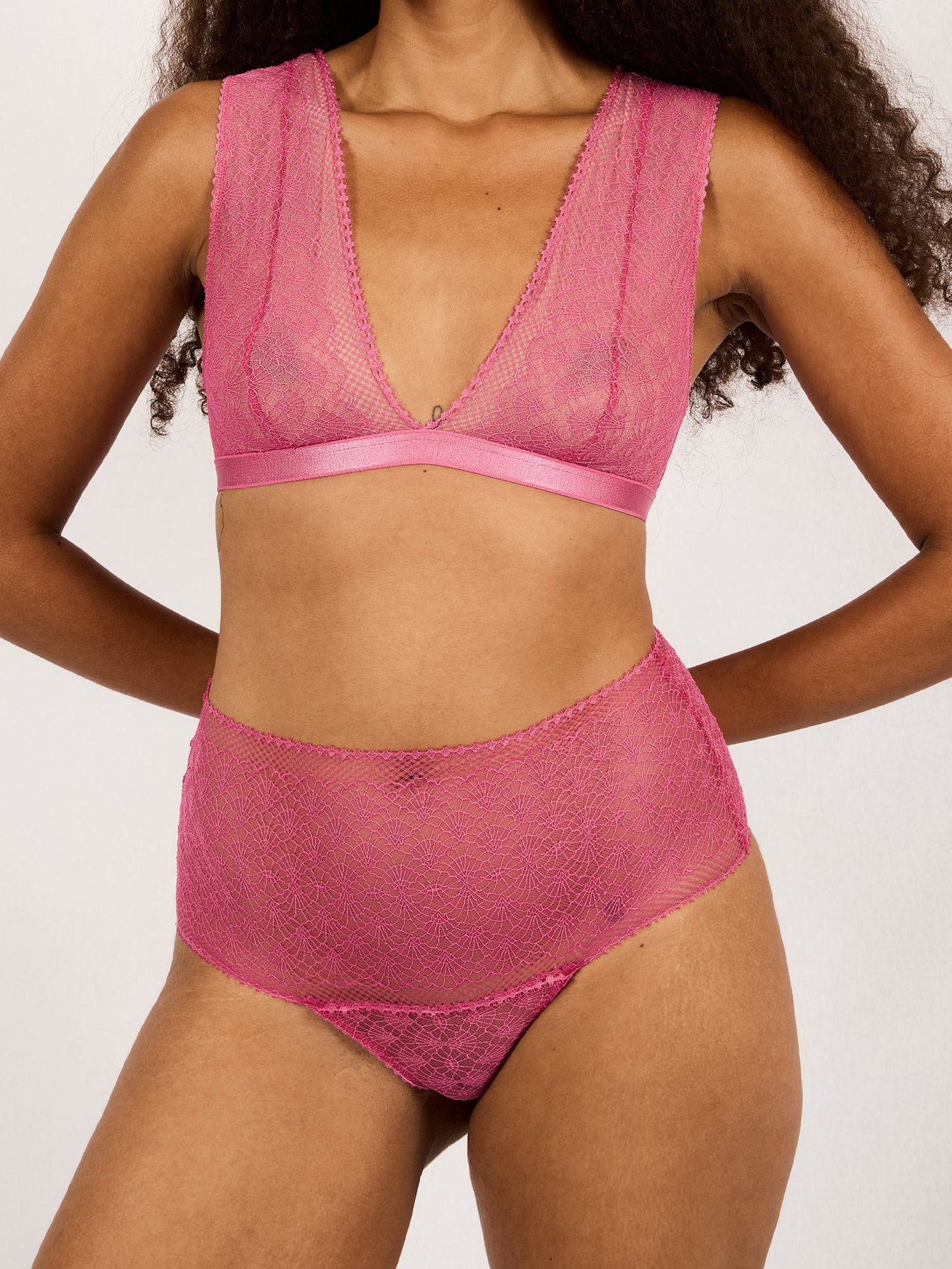 SOUTIEN-GORGE HAUTE APEX CHRISTY FUCHSIA